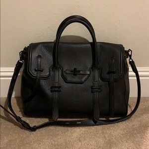 Rebecca Minkoff Jules Satchel black leather